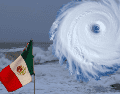 A primera hora de este viernes, el centro de "Rachel" se localizó a 390 kilómetros al sur de Cabo San Lucas, Baja California Sur, y a 415 kilómetros al oeste-suroeste de Cabo Corrientes, Jalisco. ESPECIAL / CANVA