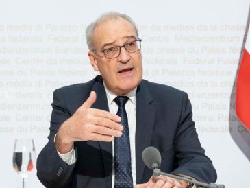El presidente de Suiza, Guy Parmelin, anunció este viernes su decisión de dejar el gobierno el próximo 31 de diciembre, EFE/ Gobierno Federal Suizo