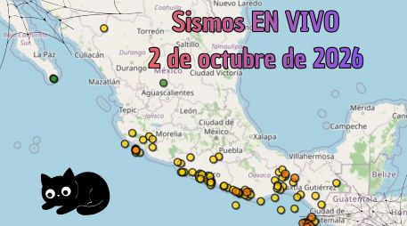 EN VIVO | Sismos en México | Viernes 2 de octubre. ESPECIAL / SSN