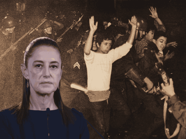 Sheinbaum Pardo conmemoró los hechos ocurridos hace 58 años con la frase 