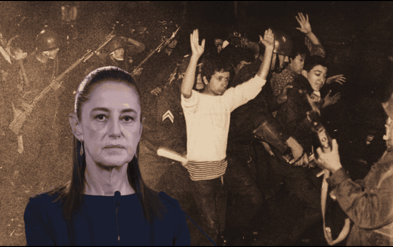 Sheinbaum Pardo conmemoró los hechos ocurridos hace 58 años con la frase 