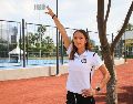 Sophia está concentrada de lleno en su trabajo puliendo detalles en el 12 por 12. EL INFORMADOR / J. ACOSTA