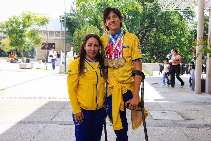 Ariel López se colocó como el máximo medallista de Jalisco en la última Paralimpiada Nacional. EL INFORMADOR / J. ACOSTA