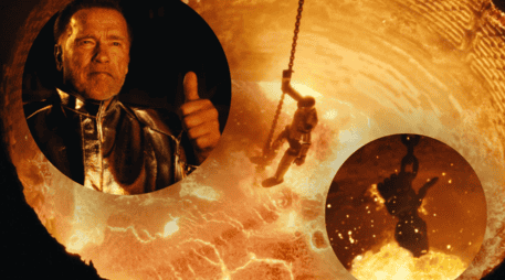 En el clímax de Terminator 2 el androide T-800, desciende voluntariamente a un pozo de acero fundido para destruirse a sí mismo y evitar que su tecnología altere el futuro. FIGURE AI / ESPECIAL