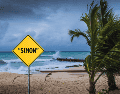 Para que reciba oficialmente el nombre de "Simon", la zona de baja presión primero debe organizar su circulación y convertirse en depresión tropical. ESPECIAL / CANVA