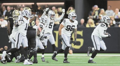 Raiders de Las Vegas. Los “Malosos” protagonizarán un duelo de invictos ante Kansas City por el liderato del Oeste. AFP