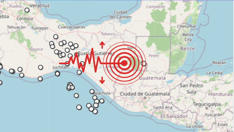 &nbsp;Sismo en Chiapas. ESPECIAL / SSN