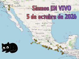 EN VIVO | Sismos en México | Lunes 5 de octubre. ESPECIAL / SSN