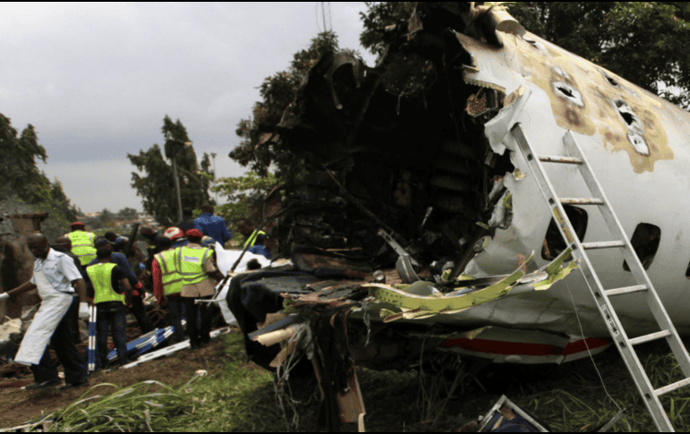La aeronave realizaba una 