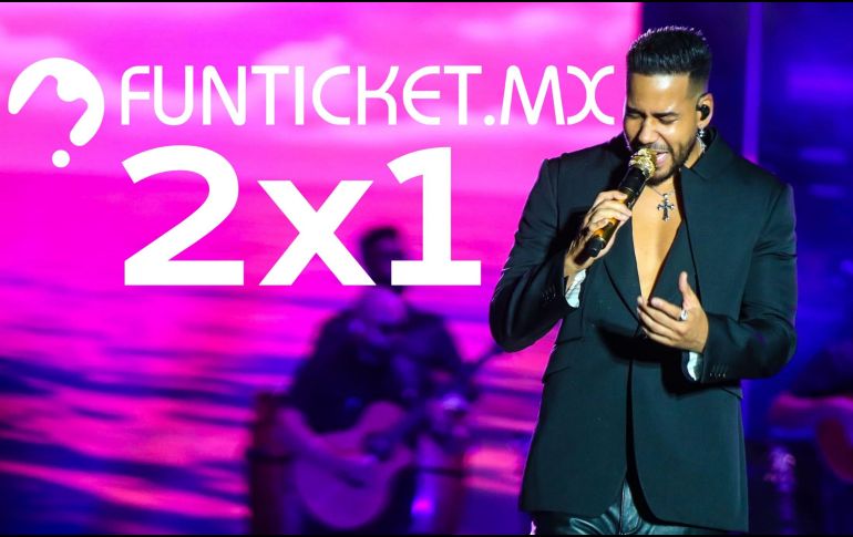 ¡Aprovecha las promociones en Funticket! Se encuentra un 2x1 para Romeo Santos. EL INFORMADOR / ARCHIVO
