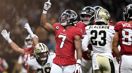 Brian Robinson. El corredor lideró el ataque terrestre de los Falcons con 145 yardas y dos anotaciones ante los Saints. AP/E. Hall