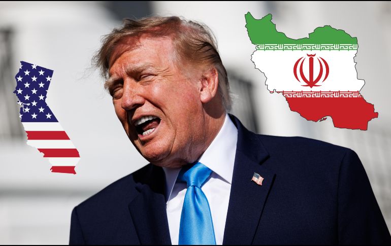 Trump pide a Irán que, si va a atacar, que sea Los Ángeles o San Diego, ciudades en las que no ha recibido apoyo. EFE / ARCHIVO