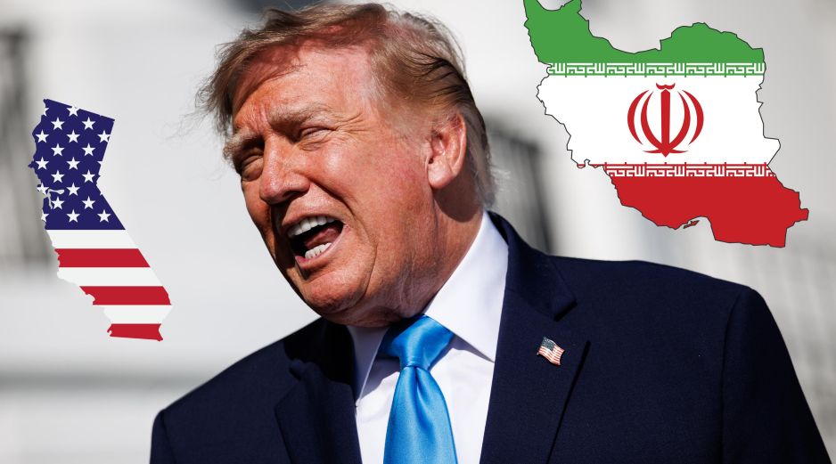Trump pide a Irán que, si va a atacar, que sea Los Ángeles o San Diego, ciudades en las que no ha recibido apoyo. EFE / ARCHIVO