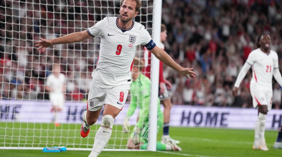 El delantero del Bayern Múnich igualó al exarquero Peter Shilton en la lista de jugadores con más partidos con la selección masculina de Inglaterra. AP / K. WIGGLESWORTH
