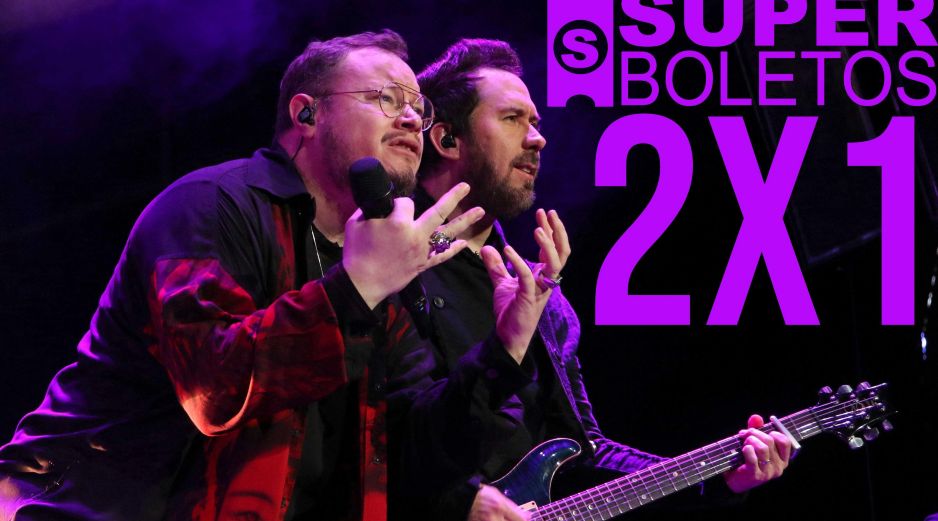 Superboletos tiene 18 conciertos en la Arena Guadalajara al 2x1 solo HOY 7 de octubre; entre ellos, boletos para Sin Bandera. SUN / ARCHIVO