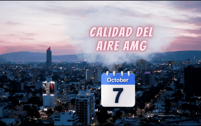 La mañana de este miércoles 7 de octubre en Guadalajara se registra buena calidad del aire en Atemajac con 6 Puntos IMECA. EL INFORMADOR / ARCHIVO