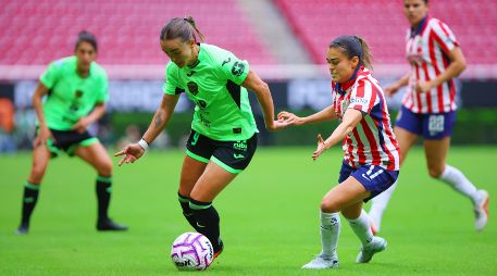 Las Bravas perdieron tres puntos durante su visita al Akron después de que se señalara como fuera de lugar un gol de Bianca Mora. IMAGO7