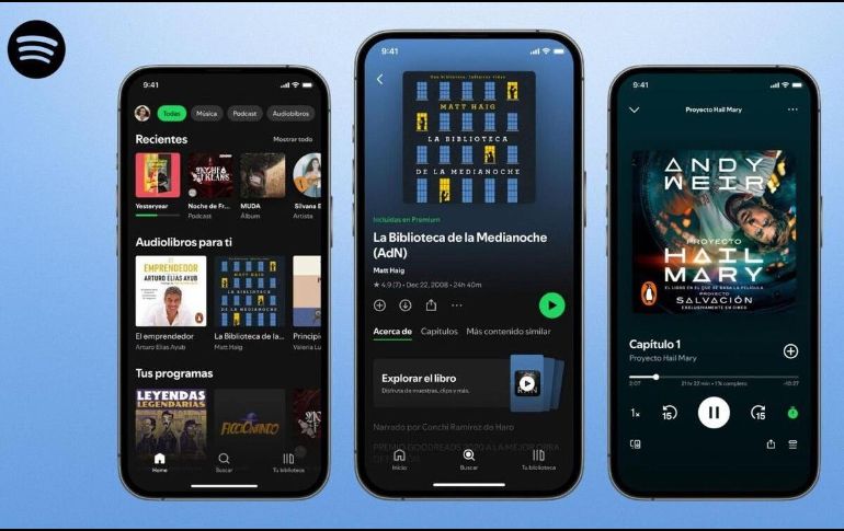Nuestro país es uno de los más de 180 mercados que recibirán esta actualización por parte del gigante del streaming. ESPECIAL / SPOTIFY