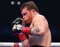 Saúl ‘Canelo’ Álvarez expresó su deseo de inaugurar con una pelea el nuevo estadio del Atlas. AFO/ARCHIVO.