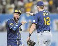 Milwaukee tendrá una nueva cita con los Dodgers en la Serie de Campeonato de la Liga Nacional. AFP