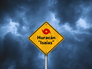 El fenómeno meteorológico identificado como huracán "Isaías" no ha mostrado signos de debilitamiento en las últimas horas. ESPECIAL / CANVA