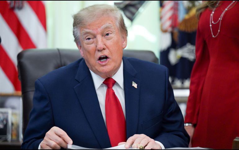 Esta no es la primera ocasión en la que Trump afirma que ese premio debería ser suyo. EFE/EPA/A. Gordon