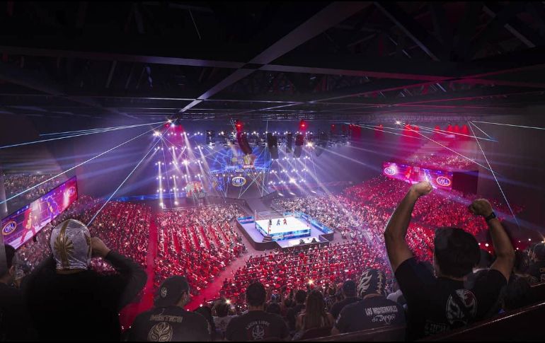 Este es el primer render del salón de conciertos que estará en el nuevo estadio del Atlas. ESPECIAL