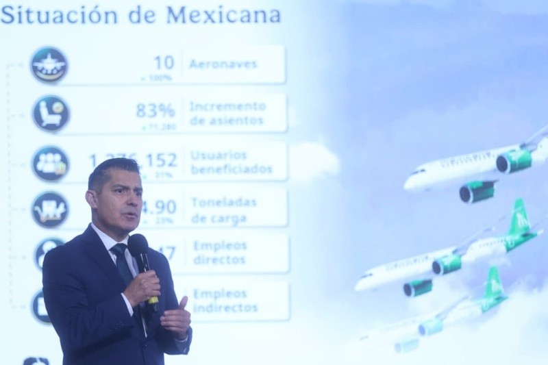 Leobardo Ávila Bojórquez, director general de Mexicana de Aviación. SUN / L. Camacho