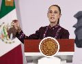 Claudia Sheinbaum, en "La Mañanera del pueblo". EFE / J. Méndez
