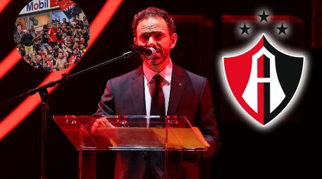 Gerardo Casanova, Presidente Ejecutivo de Atlas FC y CEO de PRODI Sports & Entertainment Group, durante la presentación del nuevo estadio en Atlas Colomos. IMAGO7 / Juan Carlos Cubeyro