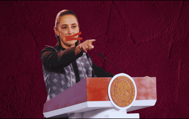 Claudia Sheinbaum Pardo evitó hablar de la presencia de Andrés Manuel 