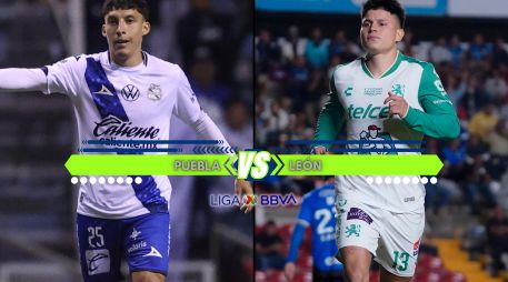 La Franja del Puebla recibe a los Panzas Verdes de León en el inicio de la J11. ESPECIAL / IMAGO7 y CANVA