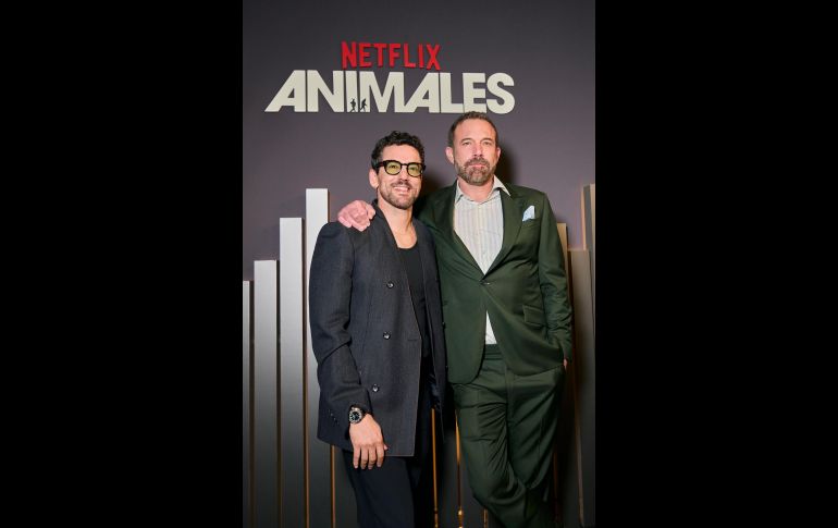 Luis Gerardo y Ben Affleck. ESPECIAL/NETFLIX.