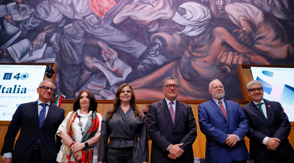 Filippo La Rosa, director central para la promoción de la cultura y la lengua italiana afirmó que su país estará en la FIL con 120 actividades y 58 escritoras y escritores. EFE /  F. Guasco