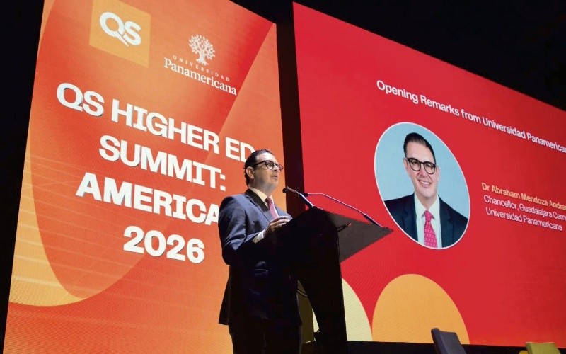 Doctor Abraham Mendoza Andrade. El rector de la Universidad Panamericana Campus Guadalajara señaló la importancia de devolver el conocimiento a la sociedad a través de los estudiantes. ESPECIAL&nbsp;