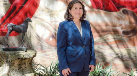 La cónsul Elizabeth Hoffman Franolich busca fortalecer la cooperación bilateral en seguridad, ampliar la capacitación policial y prevenir el reclutamiento de jóvenes por el crimen organizado. EL INFORMADOR/A. Navarro