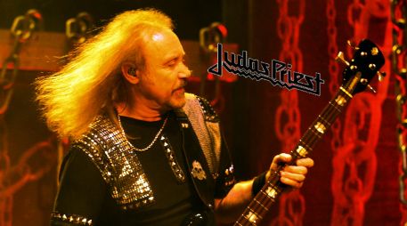 Ian Hill de Judas Priest durante concierto en el Auditorio Telmex. EL INFORMADOR / ARCHIVO