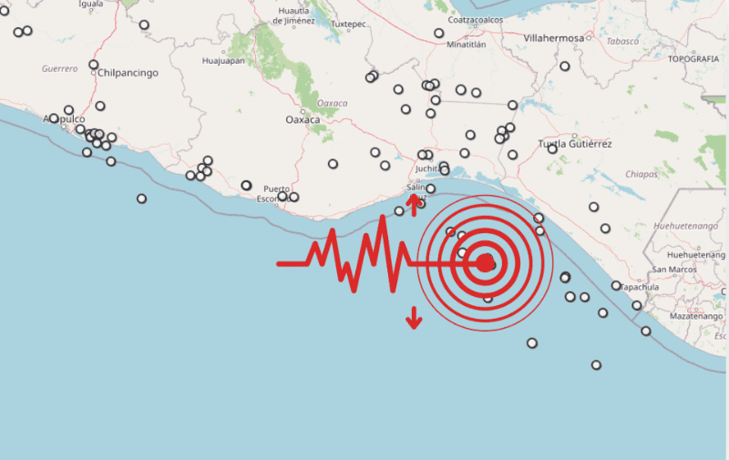 &nbsp;Sismo en Chiapas. ESPECIAL / SSN