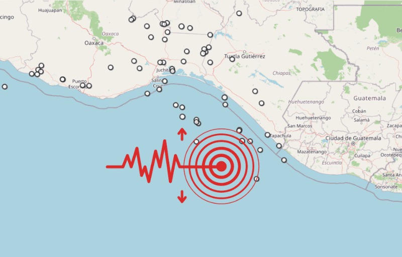 &nbsp;Sismo en Chiapas. ESPECIAL / SSN