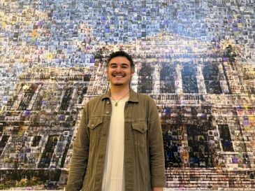El mosaico permanecerá expuesto durante todo el mes de octubre. EL INFORMADOR / H. NAVARRO