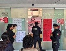 Las protestas realizadas en la ciudad forman parte de las manifestaciones que se realizan a nivel nacional por empleados del IMSS. ESPECIAL