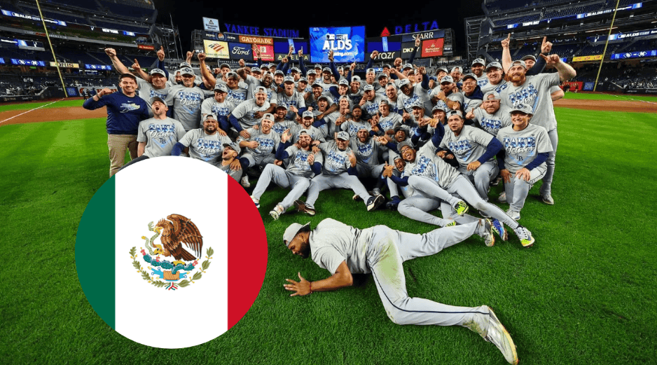 El mexicano Jonathan Aranda bateó superior a .300 durante el encuentro de Tampa Bay contra los Yankees. X / @RaysBaseball