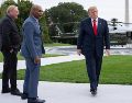 Trump añadió que, "además, en función del estado de sus refinerías de diésel, Rusia entregará posteriormente, en un breve plazo, 3 millones de toneladas de combustible diésel". EFE / A. SCHWARTZ