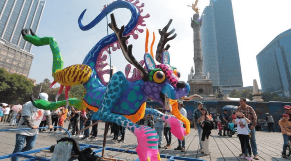 El Desfile de Alebrijes 2026 contará con enormes figuras creadas específicamente para dos eventos este mes. GOBIERNO DE LA CIUDAD DE MÉXICO