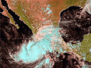 El fenómeno meteorológico generará vientos y oleaje elevado en las costas del Pacífico. SMN