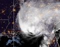 La llegada del ciclón a las costas de Estados Unidos llegó en medio de un fuerte operativo de seguridad. EFE/NOAA-NHC
