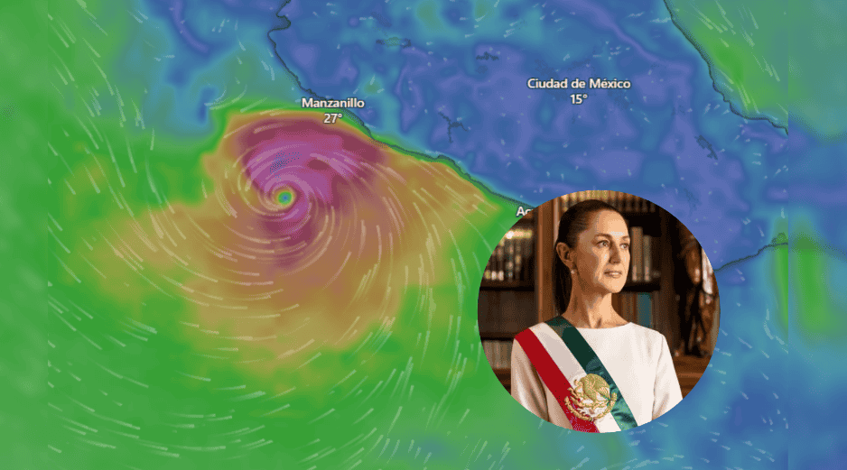 Ante la amenaza inminente, el Gobierno Federal desplegó la fase preventiva del Plan DN-III-E del Ejército Mexicano y del Plan Marina de la Armada de México. WINDY / CANVA