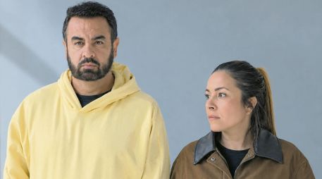 Frank Rodríguez y Nora Cervantes, en una escena de la cinta “Tiempos grises”. ESPECIAL