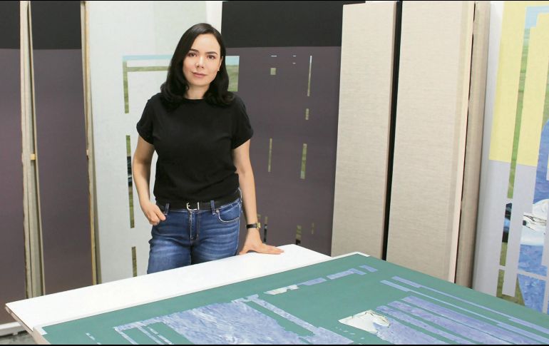 Shuta Ruelas explora las posibilidades de la pintura para cuestionar la forma en que percibimos nuestro entorno. CORTESÍA