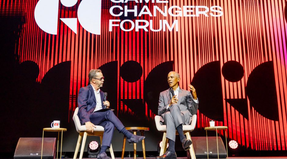 El expresidente de Estados Unidos Barack Obama participó en el Game Changers Forum, celebrado hoy en Lisboa. EFE/Game Changers-N. Ramos
